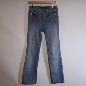 Y2K AC-3998 Flare Lowrise Jeans Size 12